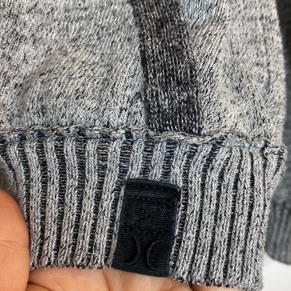 Hurley Gray Hooded knit Sweater - Picture 3 of 7